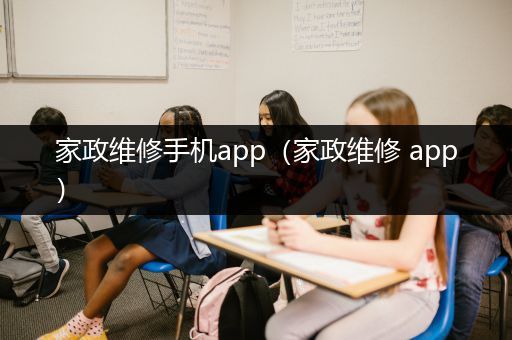 家政维修手机app（家政维修 app）