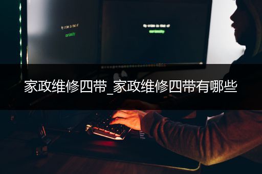 家政维修四带_家政维修四带有哪些